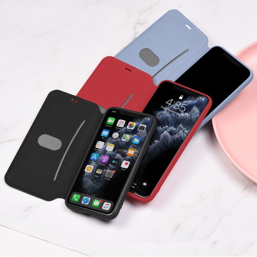 Чохол Hoco Colorful series liquid silicone для Phone11 blue