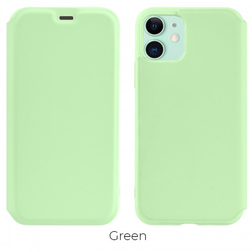 Чохол Hoco Colorful series liquid silicone для Phone11 purple