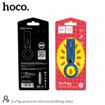 Чохол-брелок для Apple AirTag Hoco Silicone protective shell (Long style) Sapphire-blue