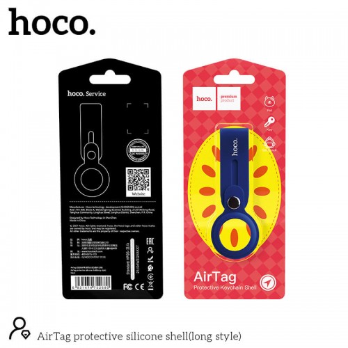 Чехол-брелок для Apple AirTag Hoco Silicone protective shell (Long style)