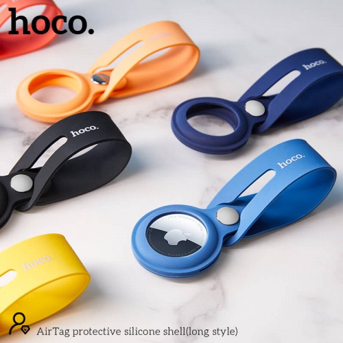 Чехол-брелок для Apple AirTag Hoco Silicone protective shell (Long style)