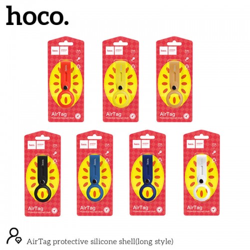 Чехол-брелок для Apple AirTag Hoco Silicone protective shell (Long style)