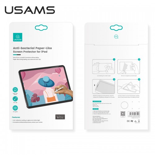 Захисне скло Paper-Like Screen Protector для iPad 7.9 " USAMS US-BH677 |PET, Matt| transparent