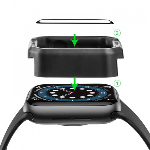 Защитноре стекло 3D HOCO для iWatch 44mm Series 4/5/6/SE |A29|