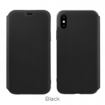 Чохол Hoco Colorful series liquid silicone для iPhone X / XS black