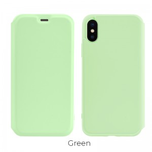 Чехол HOCO Colorful series liquid silicone для iPhone X/XS