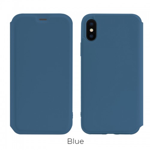 Чохол Hoco Colorful series liquid silicone для iPhone XS Max pink
