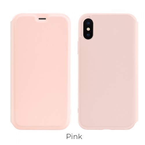 Чохол Hoco Colorful series liquid silicone для iPhone XS Max красный