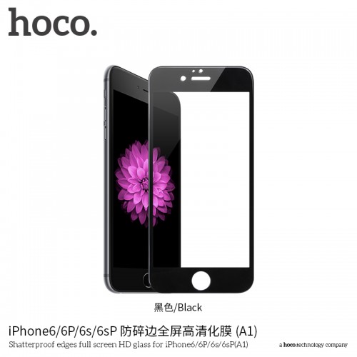 Захисне скло Hoco Shatterproof edges full screen HD для iPhone 6 Plus / 6s Plus (A1) white