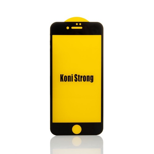 Захисне скло KONI STRONG Premium Arc Design для Iphone 7/8 |0.3mm| (foam bag) black