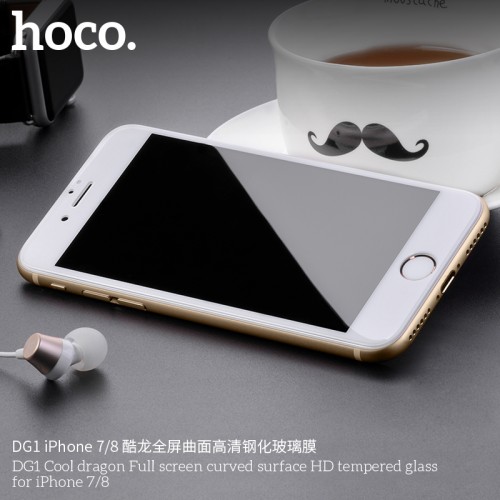 Захисне скло Hoco Cool dragon Full HD для iPhone7 / 8 (DG1) white