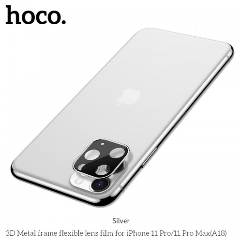 Захисне скло HOCO 3D Metal для камери iPhone 11 Pro / 11 Pro Max (A18) gold
