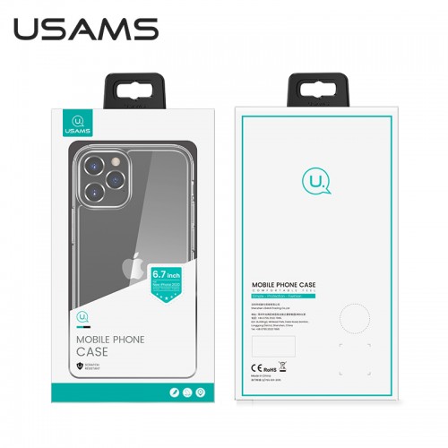 Чохол USAMS Glass Case для iPhone 12 Mini 5.4 " Minni Series US-BH611 transparent-black