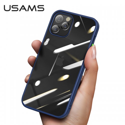 Чохол USAMS PC+TPU Case for iPhone 12 Mini 5.4 " Janz Series US-BH626 blue