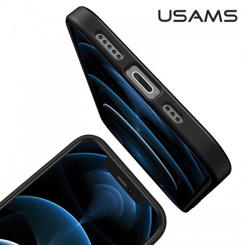 Чохол USAMS PC+TPU Case for iPhone 12 Mini 5.4 " Janz Series US-BH626 blue