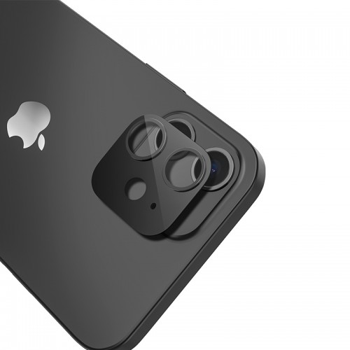 Защитное стекло HOCO 3D Metal frame flexible lens film дпя камеры iPhone 12 mini (A18)