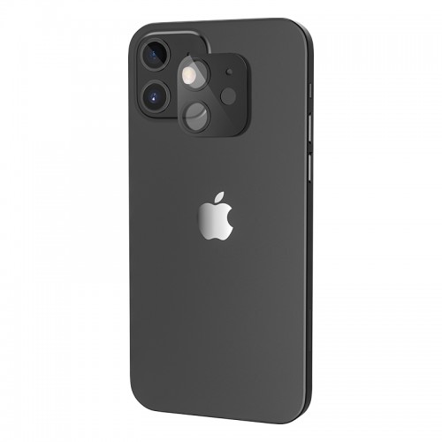 Защитное стекло HOCO 3D Metal frame flexible lens film дпя камеры iPhone 12 mini (A18)