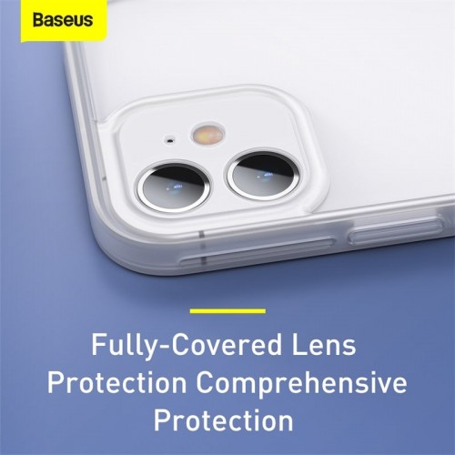 Чохол BASEUS Camera Lens Protector Frame Case для Iphone 12 mini (FRAPIPH54N-02) black