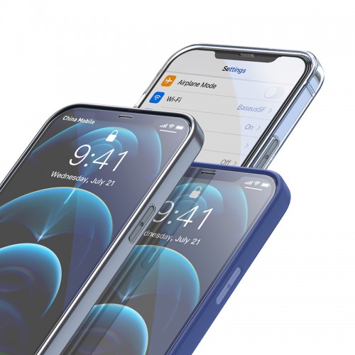 Захисне скло BASEUS 0.3 mm Full-screen and Full-glass anti-blue light для iPhone 12 Pro Max 6.7 " (2pcs) (SGAPIPH67N-KQ01) black