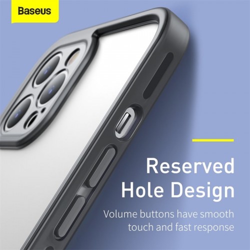 Чохол BASEUS Camera Lens Protector Frame Case Для Iphone 12 Pro Max (FRAPIPH67N-02) white