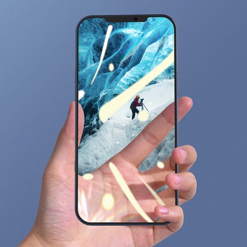 Захисне скло BASEUS 0.3 mm Full-screen and Full-glass anti-blue light для iPhone 12/12 Pro 6.1 " (2pcs) (SGAPIPH61P-KP01) black