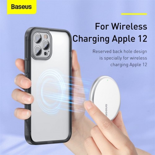 Чохол BASEUS Camera Lens Protector Frame Case Для Iphone 12 Pro (FRAPIPH61P-02) white