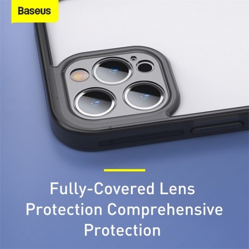 Чохол BASEUS Camera Lens Protector Frame Case Для Iphone 12 Pro (FRAPIPH61P-02) white