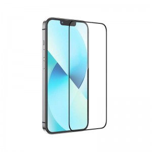 Захисне скло Hoco Full screen Dustproof tempered glass film для iPhone 13 mini 5.4" |A26| black