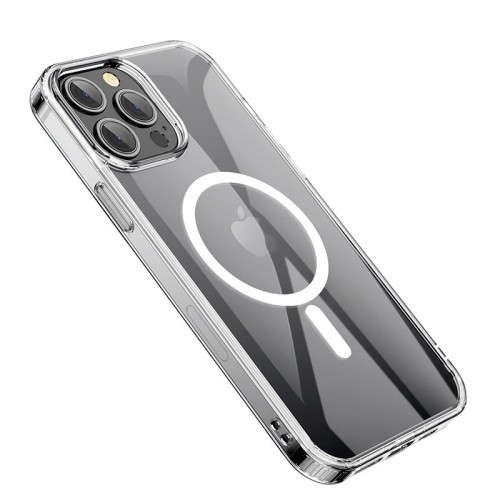 Чохол HOCO для iPhone 14 Pro Max Magnetic series airbag anti-fall protective shell transparent
