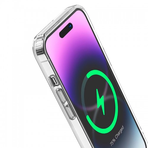 Чохол HOCO для iPhone 14 Pro Max Magnetic series airbag anti-fall protective shell transparent