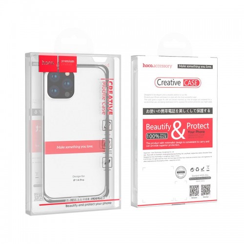 Чохол HOCO для iPhone 14 Pro Light series TPU case transparent