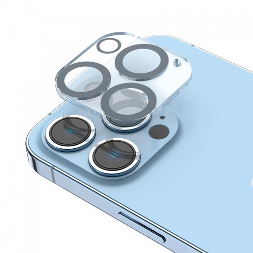 Захисне скло Hoco 3D all-inclusive night shooting circle Lens glass set для камери iPhone 14pro / 14pro Max (25pcs) (G13) black