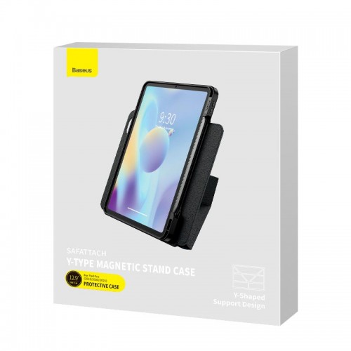 Чохол BASEUS Safattach Y-type Magnetic Stand Case For Pad Pro 12.9-inch (2018/2020/2021) (ARCX010113) grey