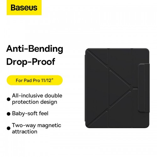 Чохол BASEUS Safattach Y-type Magnetic Stand Case For Pad Pro 12.9-inch (2018/2020/2021) (ARCX010113) grey