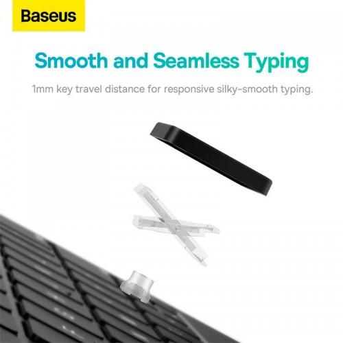 Клавіатура BASEUS Brilliance Original Keyboard Case Pro для iPad Pro 11"/10.9" (2018/2020/2021)/Pad Air4/Air5 (ARJK000213) grey