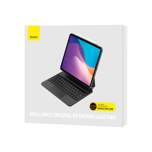 Клавіатура BASEUS Brilliance Original Keyboard Case Pro для iPad Pro 11"/10.9" (2018/2020/2021)/Pad Air4/Air5 (ARJK000213) grey
