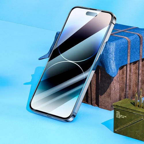 Захисне скло HOCO для iphone 14 Pro Nano 3D full screen edges protection tempered glass (A12 Plus) black