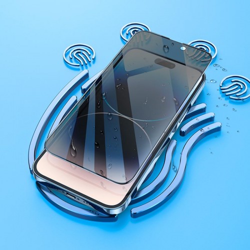 Защитное стекло HOCO для iphone 14 Pro Max Nano 3D full screen unbreakable edge privacy protection tempered glass (A12 Pro)
