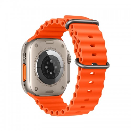Ремінець HOCO iWatch WA12 Original series marine double buckle silicone strap (38/40 / 41mm) orange