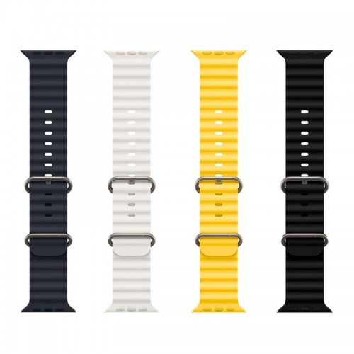 Ремінець HOCO iWatch WA12 Original series marine double buckle silicone strap (38/40 / 41mm) orange