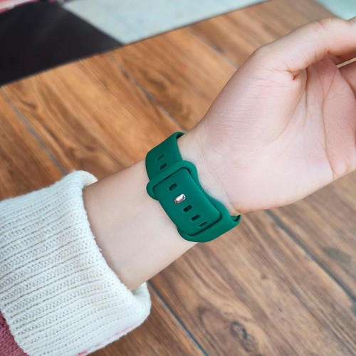 Ремінець HOCO iWatch WA15 Flexible series 8-character buckle solid color silicone strap (38/40 / 41mm) Big Red