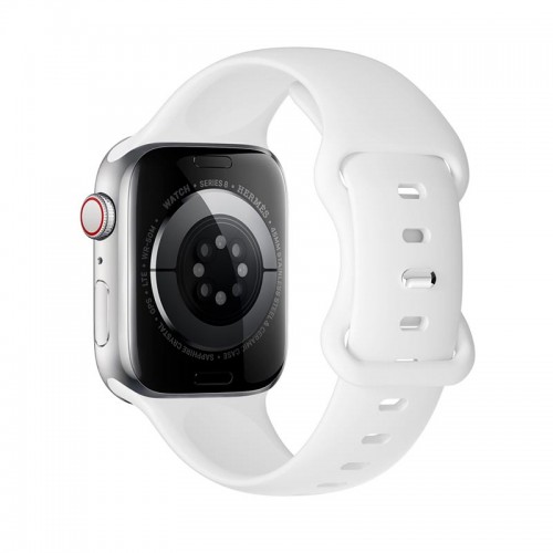 Ремінець HOCO iWatch WA15 Flexible series 8-character buckle solid color silicone strap (38/40 / 41mm) Big Red