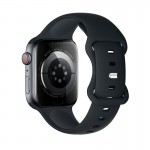 Ремешок HOCO iWatch WA15 Flexible серия 8-значная пряжка однотонный силиконовый ремень (42/44/45 / 49 мм) темно-синий