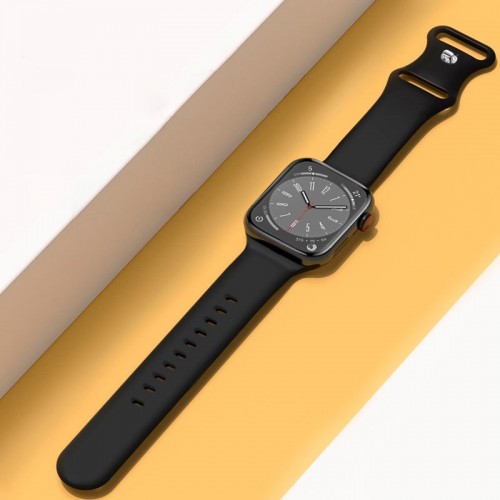 Ремінець HOCO iWatch WA15 Flexible series 8-character buckle solid color silicone strap (42/44/45 / 49mm) Pine Green