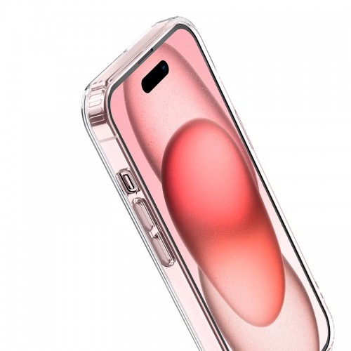 Чохол для iPhone15 Plus Hoco Magnetic series airbag anti-fall protective shell transparent