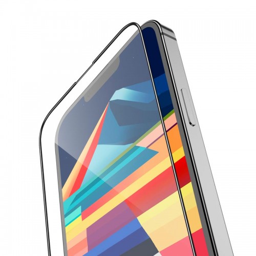 Защитное стекло для iPhone15 Plus HOCO Nano 3D full screen edges protection tempered glass (A12 Plus)