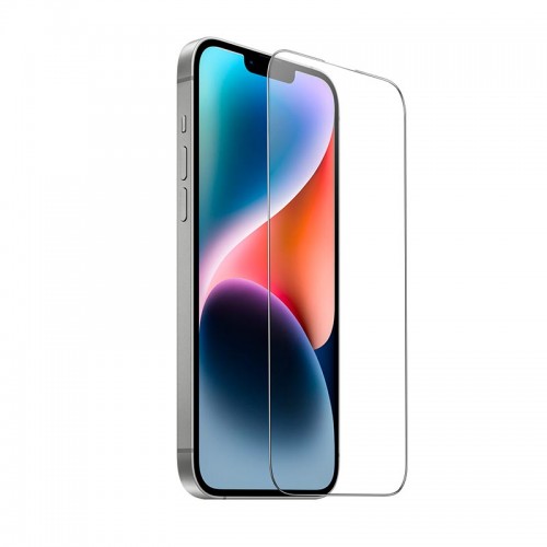 Захисне скло для iPhone15 Plus HOCO 9D large arc dustproof glass (A34) black