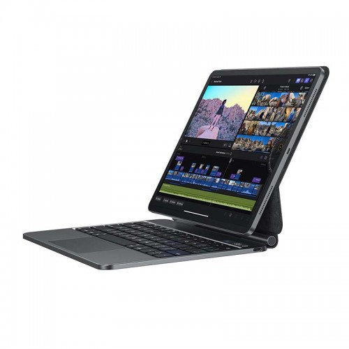 USAMS BH876 Digital Display Keyboard Protective Cover iPad Pro 12.9 inches black