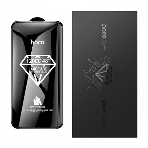 Защитное стекло HOCO для iPhone 16 Pro Corning original screen large arc edge tempered glass (A35)