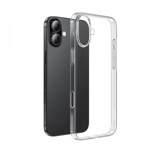 Чохол HOCO для iPhone 16 Light series TPU case transparent